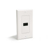 StarTech HDMIPLATE Faceplate - White - 1 - 1-gang - 2 x HDMI Port(s)