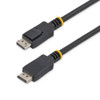 StarTech 5m (15ft) DisplayPort 1.2 Cable, 4K x 2K UHD VESA Certified DisplayPort Cable, DP Cable/Cord for Monitor, w/ Latches - Cable for Audio/Video Device, Monitor, Projector, Workstation