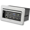 StarTech Conference Table Connectivity Box for A/V - USB Charging - LAN - HDMI / VGA / DisplayPort Inputs - HDMI Output - 4K - Cable Box - 170.2 mm Length
