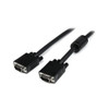 StarTech 3m Coax High Resolution Monitor VGA Video Cable - HD15 to HD15 M/M - 3 meter VGA Cable - 3m VGA Cable - Cable for Video Device, Monitor - First End: 1 x 15-pin HD-15 - Male
