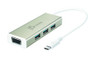 j5create JCH411 USB Hub - USB 3.1 (Gen 1) Type C - 1.25 GB/s - Desktop, Notebook, Smartphone, Tablet - 3 Total USB Port(s) - 3 USB 3.0 Port(s)