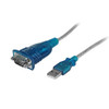 StarTech 17in (43cm) 1-Port USB to Serial Adapter Cable, USB-A to DB9 RS232, USB to RS232 Adapter, Prolific Chipset - M/M - USB to serial RS232 adapter; USB Powered; Prolific Chipset - Converts a USB port into an RS232 DB9 serial port - Windows, Mac or Linux; Works with your USB 1.0 or 2.0 ports - Baud Rate up to 921.6Kbps - USB to RS232 serial has a lightweight design