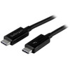 StarTech 1m (3.3ft) Thunderbolt 3 Cable, 20Gbps, 100W PD, 4K Video, Thunderbolt-Certified, Compatible w/ TB4/USB 3.2/DisplayPort - 1m (3.3ft) Passive Thunderbolt 3 cable - Delivers consistent 20 Gbps performance - Compatible with TB4, USB4/USB-C - 4K 60Hz; 100W PD; PCIe 3.0; Black - Thunderbolt Certified