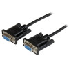 StarTech 2m Black DB9 RS232 Serial Null Modem Cable F/F - Cable for Modem - First End: 1 x 9-pin DB-9 RS-232 Serial - Female - Second End: 1 x 9-pin DB-9 RS-232 Serial - Female - Shielding