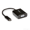 StarTech USB-C to VGA Adapter - Thunderbolt 3 Compatible - USB C Adapter - USB Type C to VGA Dongle Converter - Connect your MacBook, Chromebook or laptop with USB-C to a VGA monitor/projector