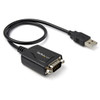 StarTech 1ft (30cm) 1-Port Professional USB to Serial Adapter Cable with COM Retention, USB to RS232 Adapter - TAA - Does not support macOS, ChromeOS, Linux
