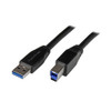 StarTech 5m 15 ft Active USB 3.0 (5Gbps) USB-A to USB-B Cable - M/M - USB A to B Cable - USB 3.2 Gen 1 - Connect USB 3.0 devices up to 5m away, with no signal loss - USB 3.0 A to B Cable