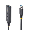 StarTech 5m USB 3.0 Active Extension Cable - M/F - Cable for PC, MAC - First End: 1 x 9-pin USB 3.0 Type A - Male - Second End: 1 x 9-pin USB 3.0 Type A - Female - 5 Mbit/s - Extension Cable