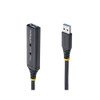 StarTech 5m USB 3.0 Active Extension Cable - M/F - Cable for PC, MAC - First End: 1 x 9-pin USB 3.0 Type A - Male - Second End: 1 x 9-pin USB 3.0 Type A - Female - 5 Mbit/s - Extension Cable