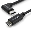 StarTech 1m 3 ft Right Angle USB-C Cable M/M - USB 2.0 - USB Type C Cable - 90 degree USB-C Cable - USB C to USB C Cable - USB-C Charge Cable