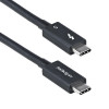 StarTech 3ft (1m) Thunderbolt 5 Cable, 80Gbps/120Gbps, 240W PD, 8K 60Hz, Certified Thunderbolt Cable, Compatible w/TB4/USB-C