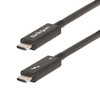 StarTech 1.83 m Thunderbolt 4 Data Transfer Cable - 1 - Cable for Notebook, Docking Station, Monitor, PCIe SSD, USB Device - First End: 1 x Thunderbolt 4 (USB 4.0) - Male