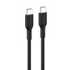 Belkin BoostCharge 15 cm USB-C Data Transfer Cable - Cable for iPhone, iPad Pro, MacBook Pro, MacBook - First End: 1 × ×USB 2.0 Type C - Male - Second End: 1 × ×USB 2.0 Type C - Male - Black