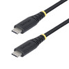 StarTech 1m (3.3ft) USB-C Charging Cable, 240W PD EPR, Dual-Layer Silicone/Braided Jacket, Rugged USB 2.0 Laptop Charge Cord, USB-IF