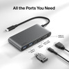 Belkin Connect USB Type C Docking Station for Workstation, MacBook - Charging Capability - Space Gray - Portable - 4K @ 60Hz - 3840 x 2160 - 4 x USB Ports - 2 x USB Type-A Ports - USB Type-A