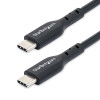 USB-C Charging Cable supports 60W/3A Power Delivery and 480Mbps; Fast Charge from a USB-C wall charger/power bank; Works w/USB-C laptops/tablets; Color: White; O.D.: 3.5mm; Jacket: TPE w/Braided