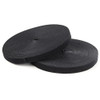 100ft. Hook and Loop Roll - Cut-to-Size Reusable Cable Ties - Bulk Industrial Wire Fastener Tape - Adjustable Fabric Wraps - Black (HKLP100)