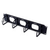 Horizontal Cable Organizer 2U w/pass through holes