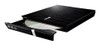 SDRW-08D2S-U LITE BLACK EXTERNAL SLIM DVD BURNER. 8X DVD WRITING SPEED. USB 2.0 INTERFACE