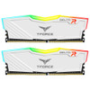 T-Force Delta RGB, White, DDR4, 3200MHz, 16GB Kit(2 x 8GB), U-DIMM, CL16, 1.35V, Limited Lifetime Warranty