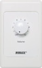 Redback Attenuator Volume Control 10W 100V Line - Vert. Clipsal Plate
