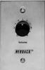 Redback Attenuator Volume Control 40W 100V Line - Vert. Stainless Steel