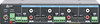 Redback 4 Channel Public Address (PA) Mixer With Bass and Treble