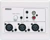 Redback 3 Input XLR Mic/Line Pre-Amplifier Wallplate