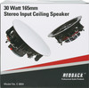 Redback 165mm 30W Stereo Input Ceiling Speaker