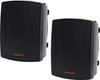 Redback 45W 8 Ohm Black Wall Mount Speaker Pair