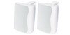 Redback 45W 100V 8 Ohm Wall Mount White Speaker Pair