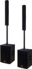 Biema 1000W PA Column Speaker with Subwoofer Pair