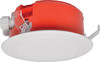 One-Shot 100mm 100V 5W Ceiling EWIS Speaker White Grille