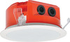 One-Shot 100mm 100V 5W Ceiling EWIS Speaker White Metal Grille