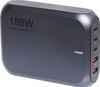 Powertran 5 Port USB-C QC3.0 188W PD GaN Wall Charger