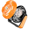 Genlamp Portable Fan USB Rechargeable With LED Light