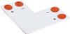 Genlamp L Shape Strip For Single Colour 3528 Chip LED Strips - 4pk