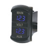 Panel Mount Dual Battery Voltmeter