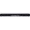 24 Port 1RU Enhanced Cat6A Patch Panel