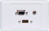 Dynalink HDMI VGA, 3.5mm, Wallplate Flyleads and terminal