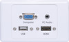 Dynalink HDMI VGA, 3.5mm, USB type A Wallplate Flyleads