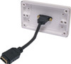 Dynalink HDMI Wallplate with Flylead Connection
