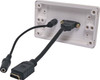Dynalink HDMI 3.5mm Single Wallplate with Flyleads