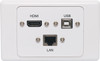 Dynalink RJ45 Cat6, USB Type B & HDMI Fly Lead Wallplate