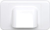 Dynalink White Shovel Nose Wallplate