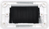 Dynalink White Shovel Nose Wallplate