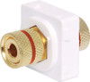 Red Binding Post / Banana Clipsal Clip-In Mechanism