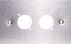 Stainless Steel Wallplate For Dual D Series Connectors