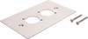 Stainless Steel Wallplate For Dual D Series Connectors