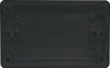Altronics Dual Cover Black Wallplate
